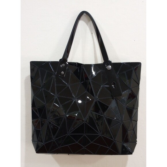 Unbranded Handbags - Black Geometric Tile Tote